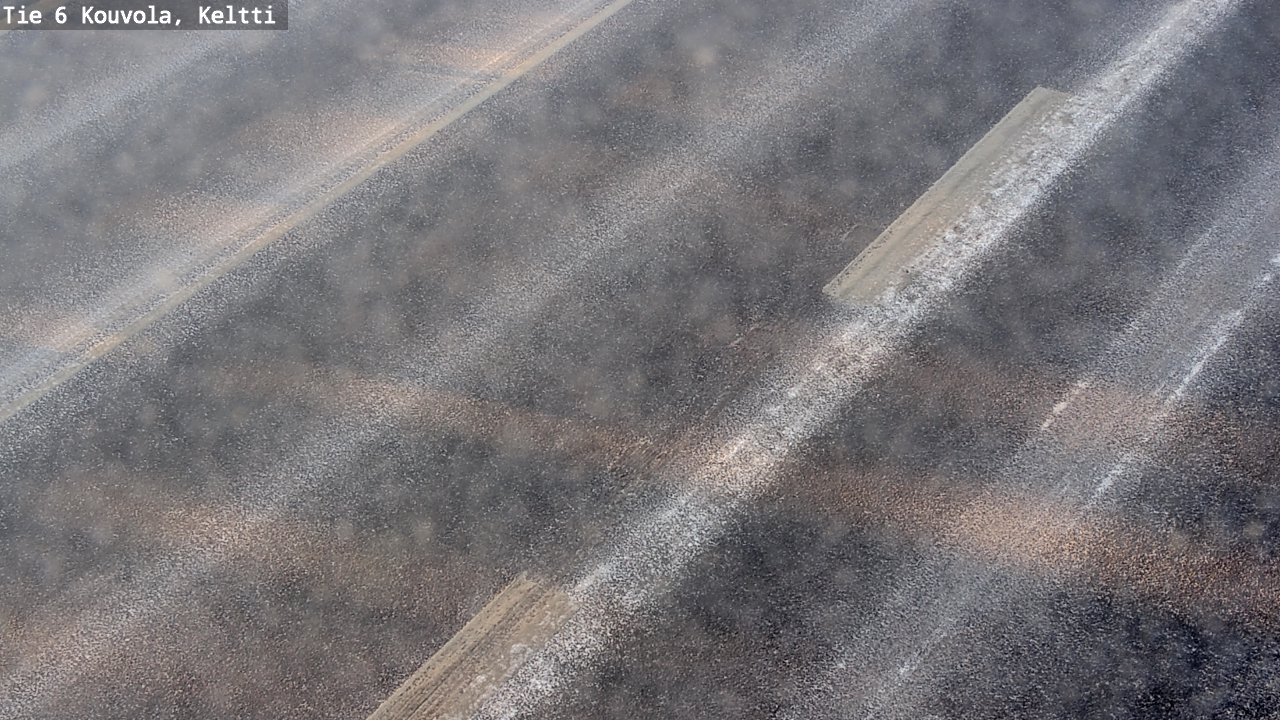 Weather Camera Image Road 6 Kouvola, Keltti, Kouvola, Kymenlaakso