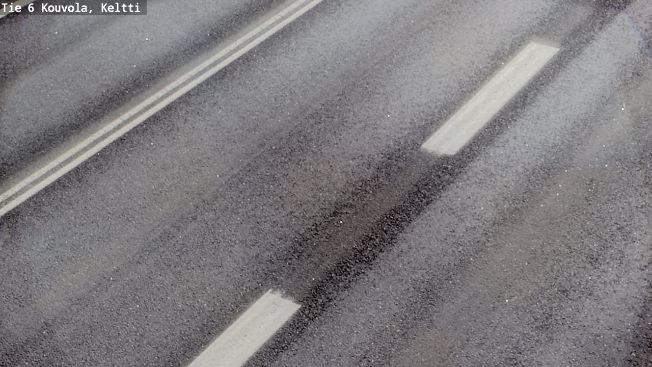 Weather Camera Image Väg 6 Kouvola,  Keltti, Kouvola, Kymenlaakso