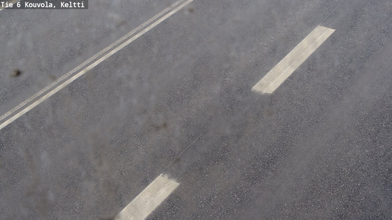 Weather Camera Image Väg 6 Kouvola,  Keltti, Kouvola, Kymenlaakso