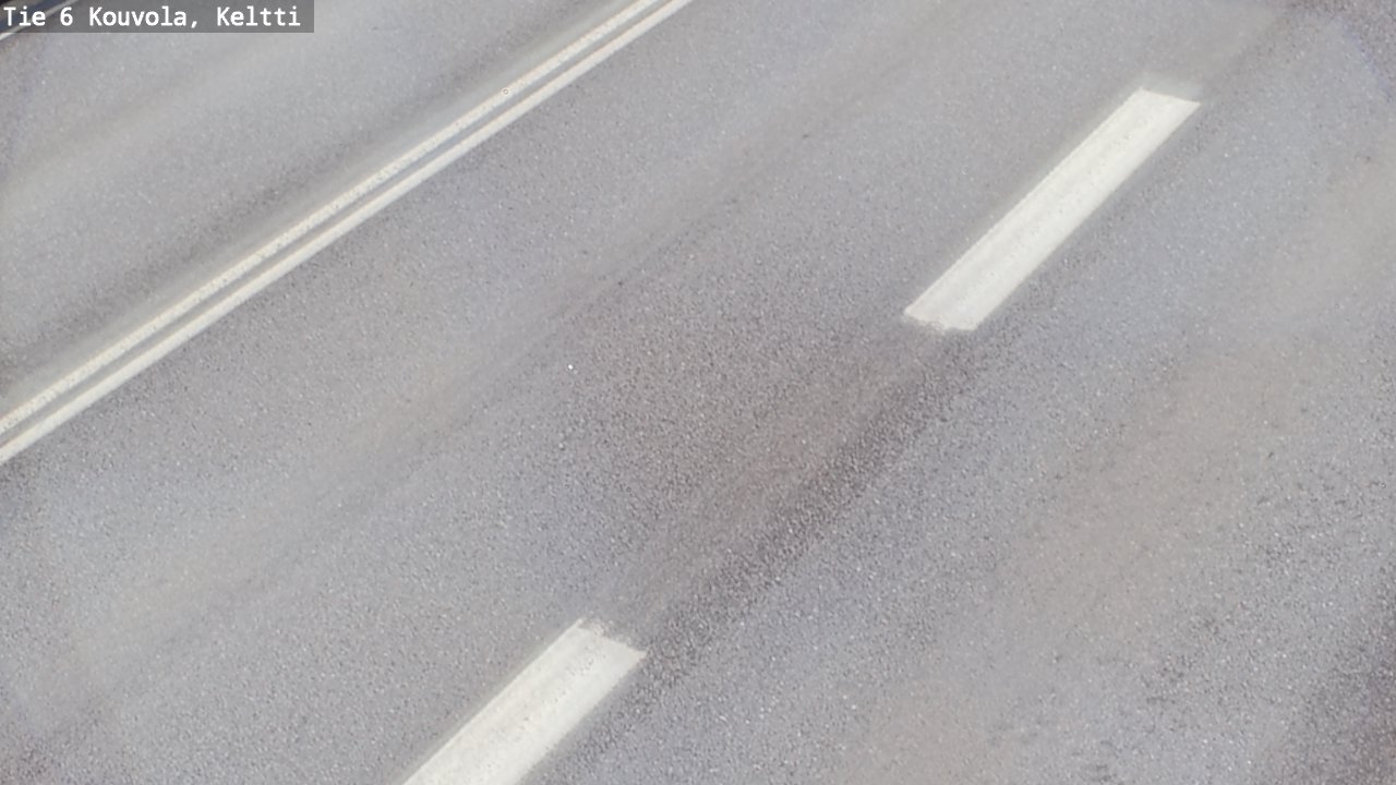 Weather Camera Image Väg 6 Kouvola,  Keltti, Kouvola, Kymenlaakso