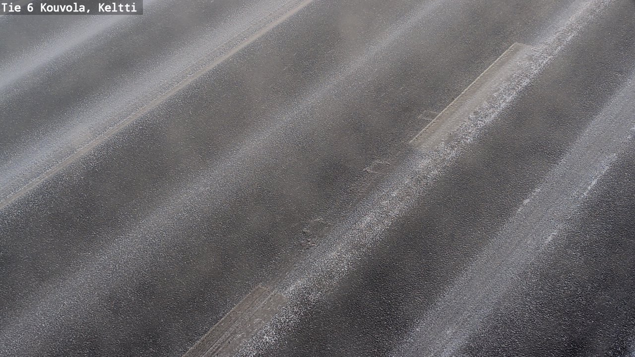 Weather Camera Image Väg 6 Kouvola,  Keltti, Kouvola, Kymenlaakso