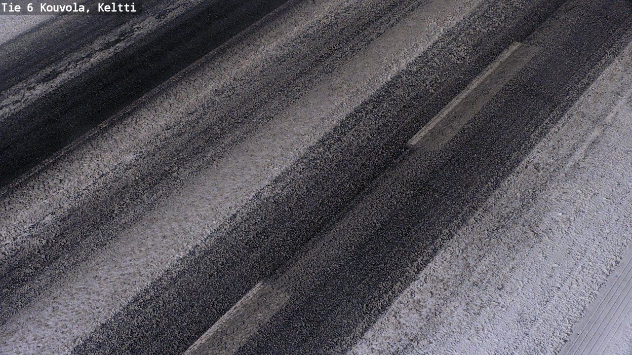 Weather Camera Image Väg 6 Kouvola,  Keltti, Kouvola, Kymenlaakso