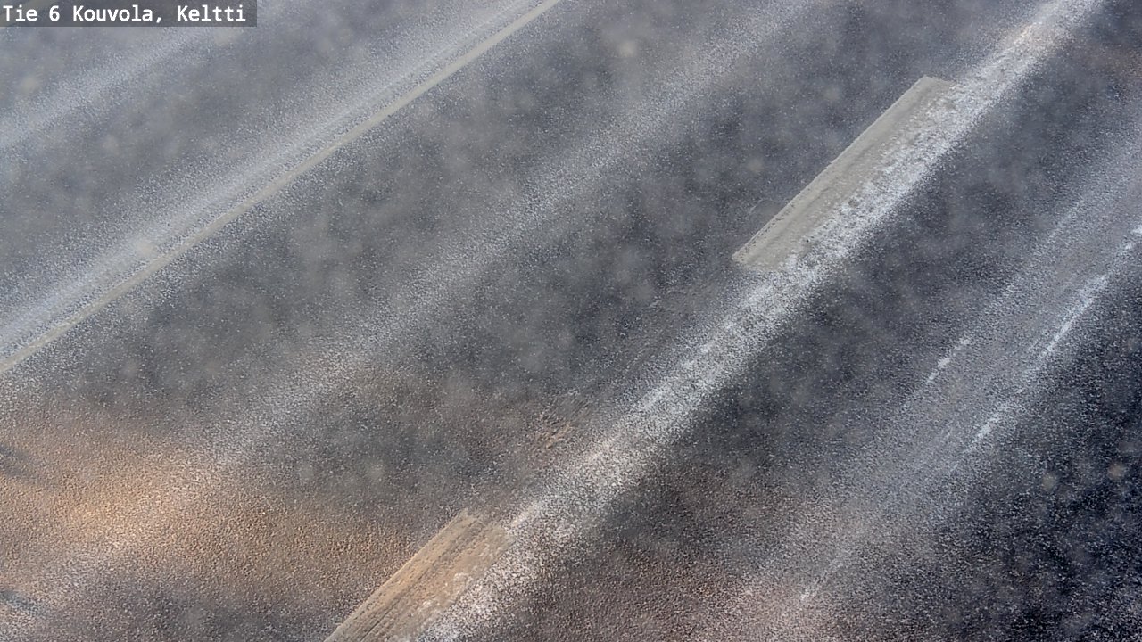 Weather Camera Image Road 6 Kouvola, Keltti, Kouvola, Kymenlaakso