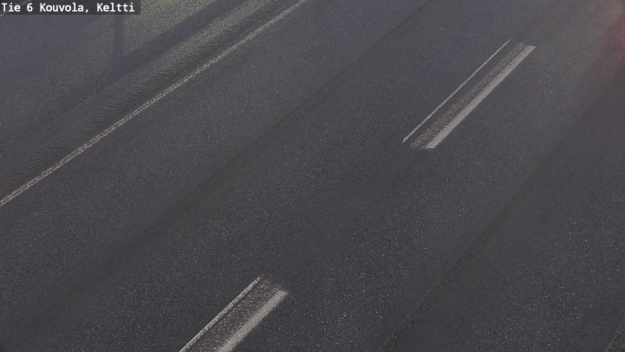 Weather Camera Image Väg 6 Kouvola, Keltti, Kouvola, Kymenlaakso