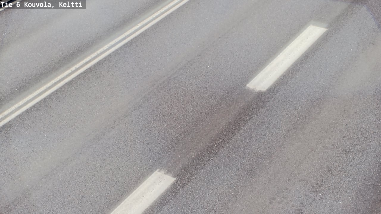 Weather Camera Image Väg 6 Kouvola,  Keltti, Kouvola, Kymenlaakso