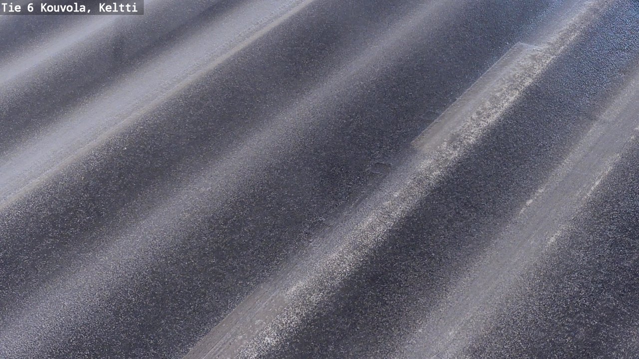 Weather Camera Image Väg 6 Kouvola,  Keltti, Kouvola, Kymenlaakso