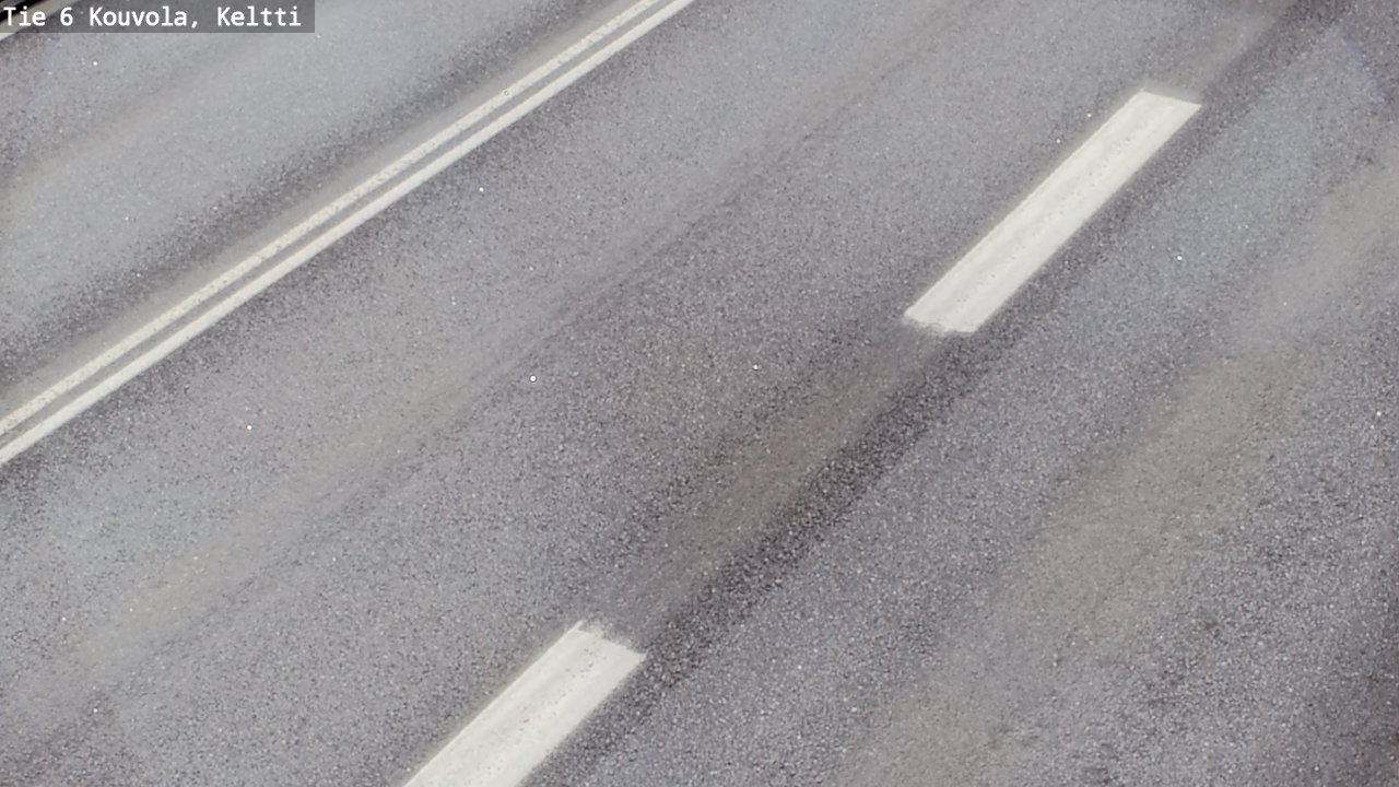 Weather Camera Image Väg 6 Kouvola,  Keltti, Kouvola, Kymenlaakso