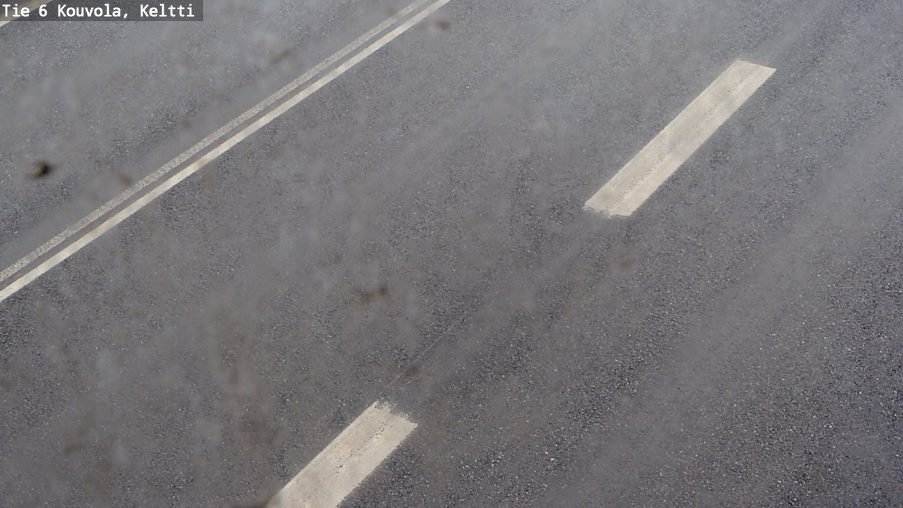 Weather Camera Image Väg 6 Kouvola,  Keltti, Kouvola, Kymenlaakso