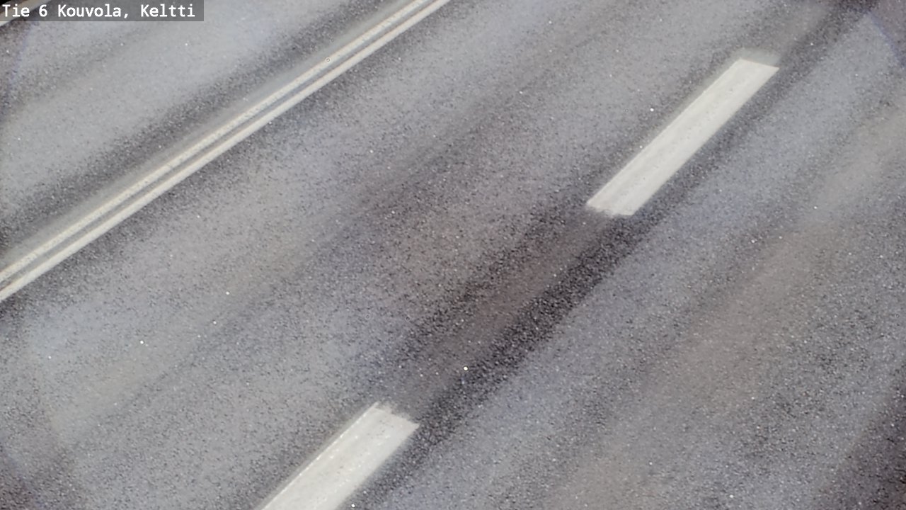 Weather Camera Image Väg 6 Kouvola,  Keltti, Kouvola, Kymenlaakso