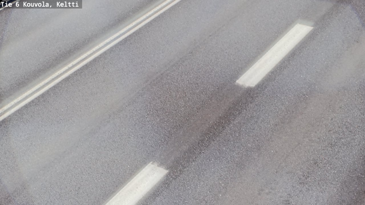 Weather Camera Image Väg 6 Kouvola,  Keltti, Kouvola, Kymenlaakso