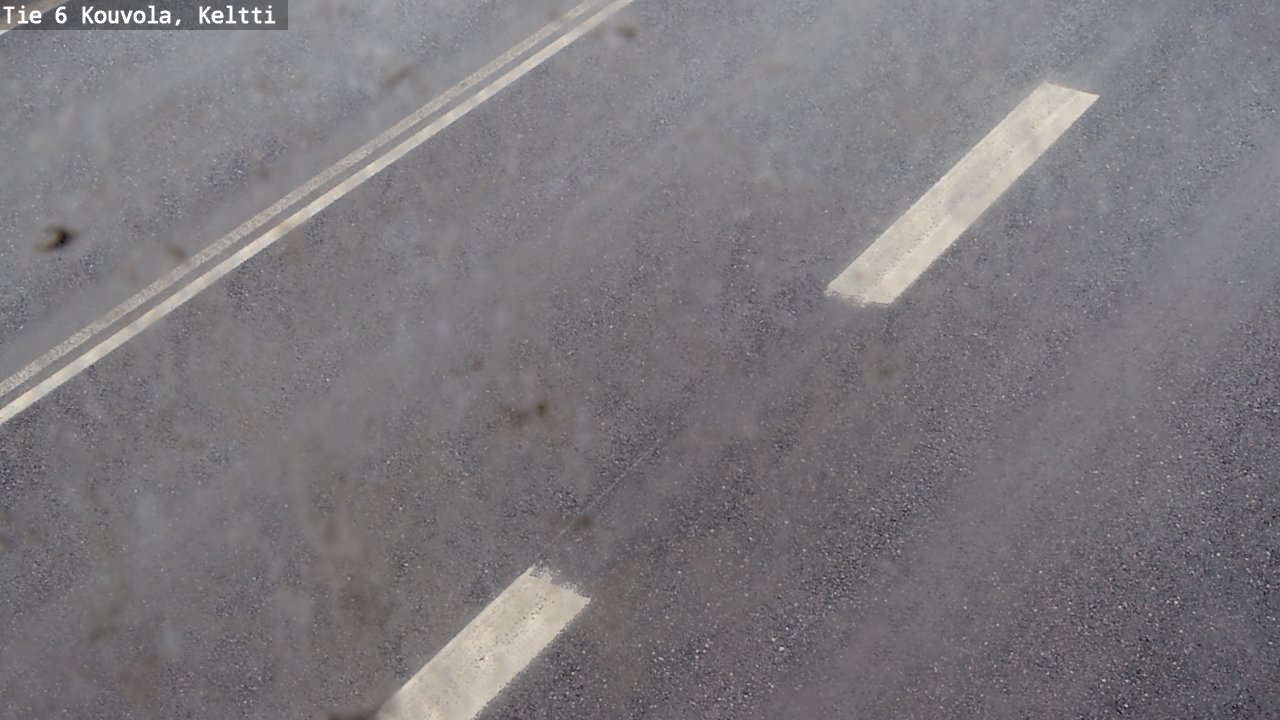Weather Camera Image Väg 6 Kouvola,  Keltti, Kouvola, Kymenlaakso