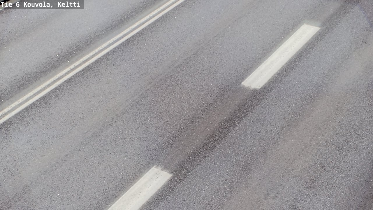 Weather Camera Image Väg 6 Kouvola,  Keltti, Kouvola, Kymenlaakso