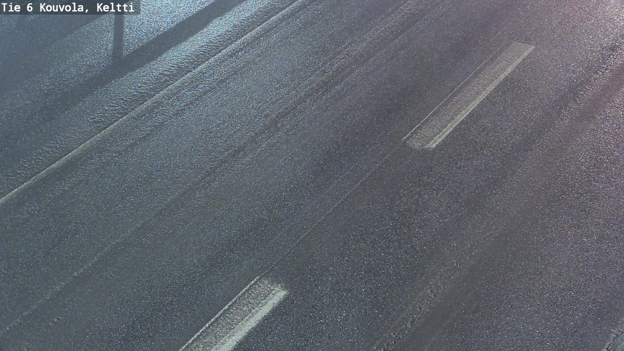 Weather Camera Image Väg 6 Kouvola,  Keltti, Kouvola, Kymenlaakso