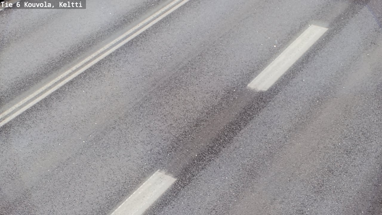 Weather Camera Image Väg 6 Kouvola,  Keltti, Kouvola, Kymenlaakso