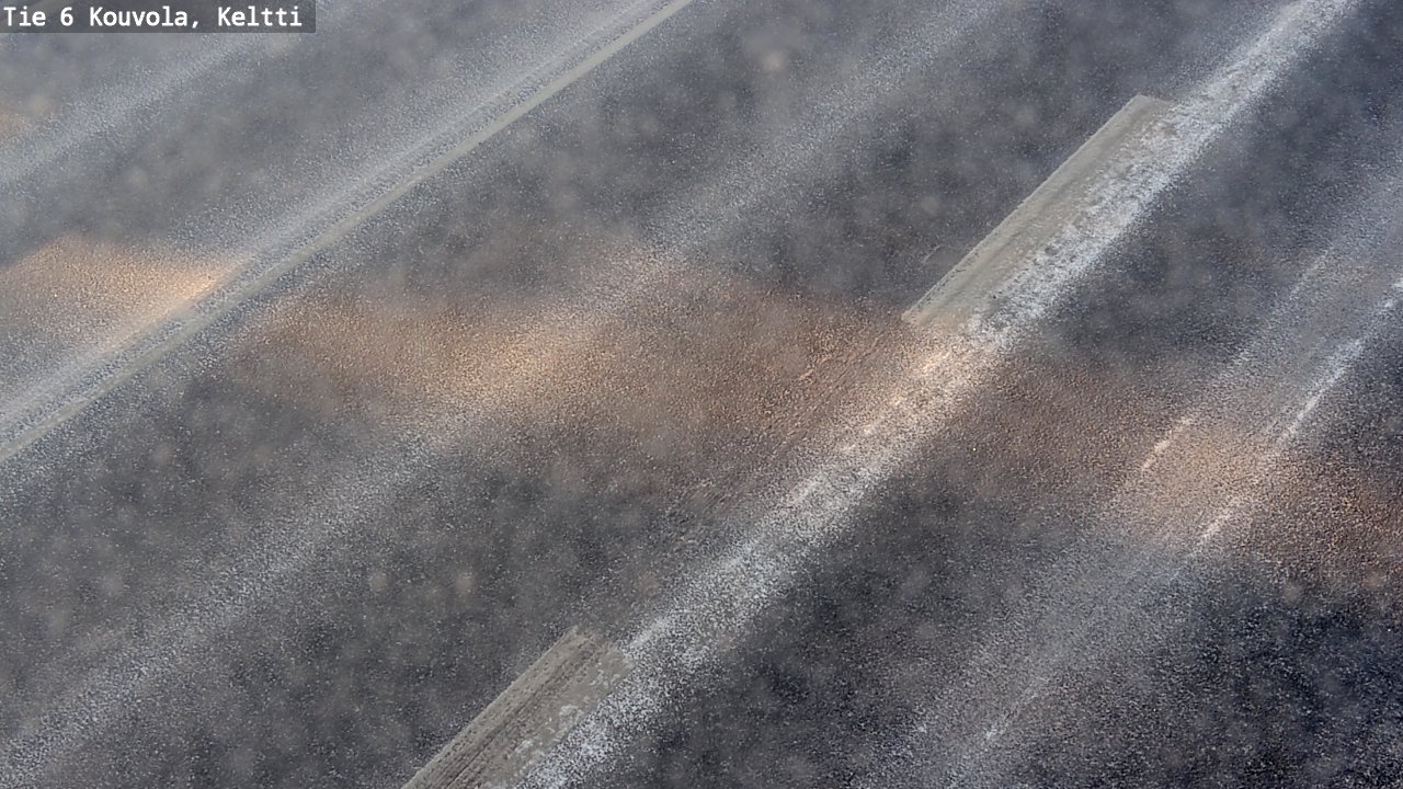 Weather Camera Image Road 6 Kouvola, Keltti, Kouvola, Kymenlaakso