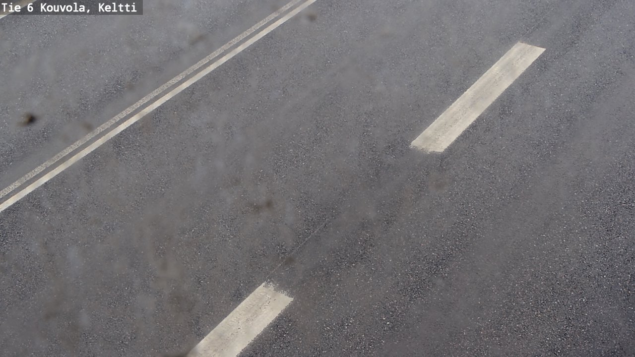 Weather Camera Image Väg 6 Kouvola,  Keltti, Kouvola, Kymenlaakso