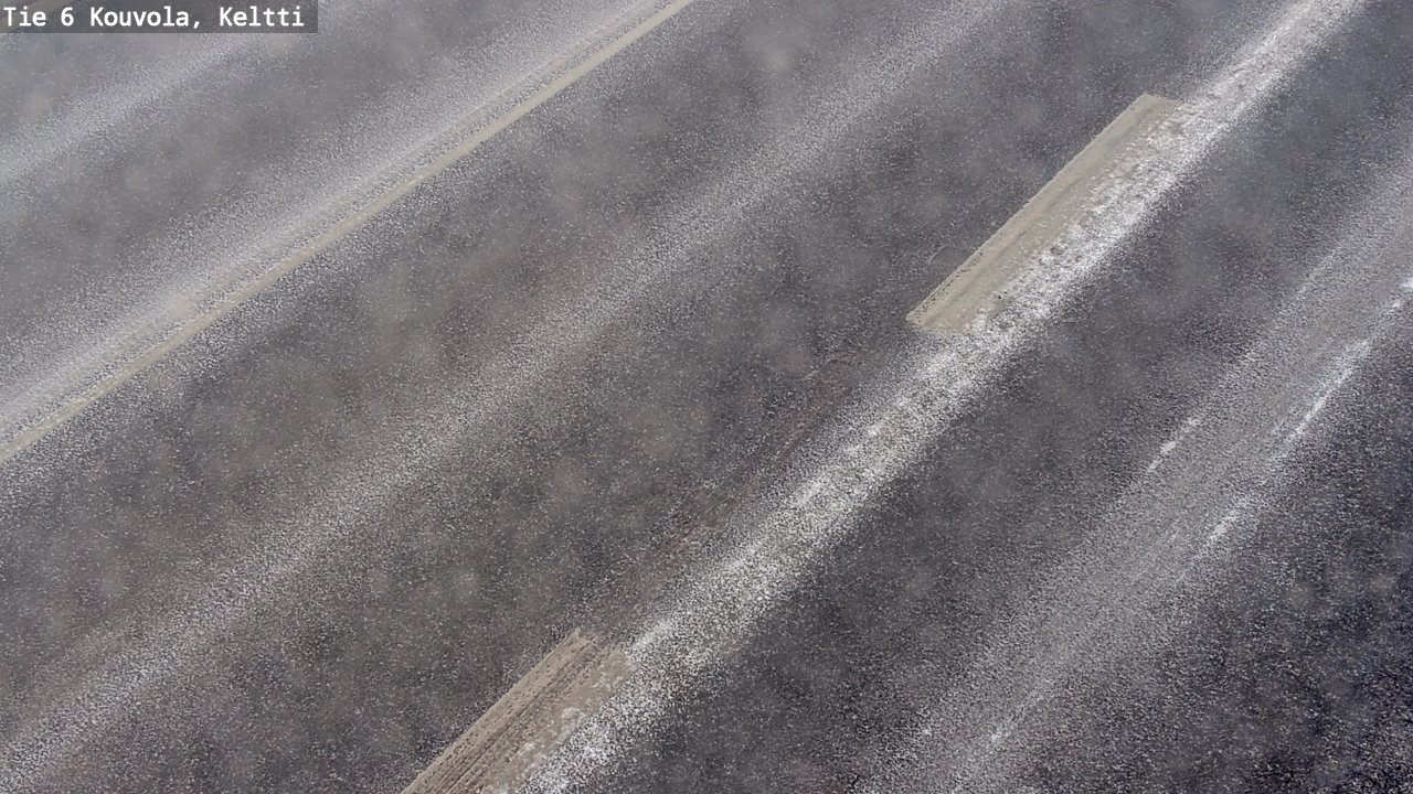 Weather Camera Image Road 6 Kouvola, Keltti, Kouvola, Kymenlaakso