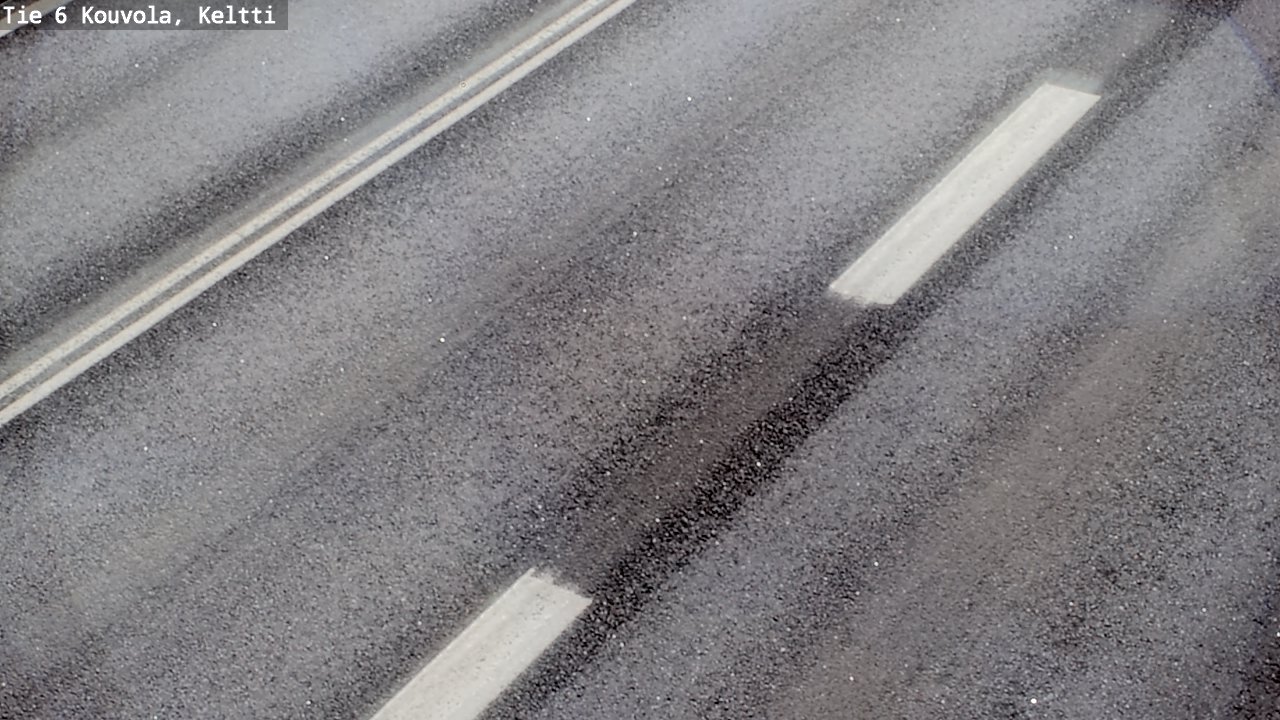 Weather Camera Image Väg 6 Kouvola,  Keltti, Kouvola, Kymenlaakso