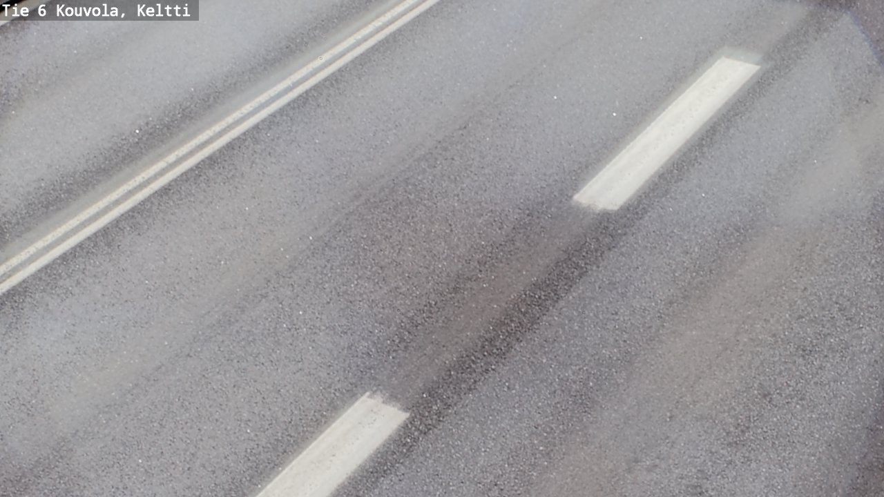Weather Camera Image Väg 6 Kouvola,  Keltti, Kouvola, Kymenlaakso