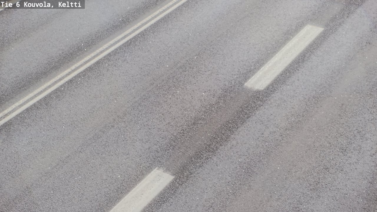 Weather Camera Image Väg 6 Kouvola,  Keltti, Kouvola, Kymenlaakso