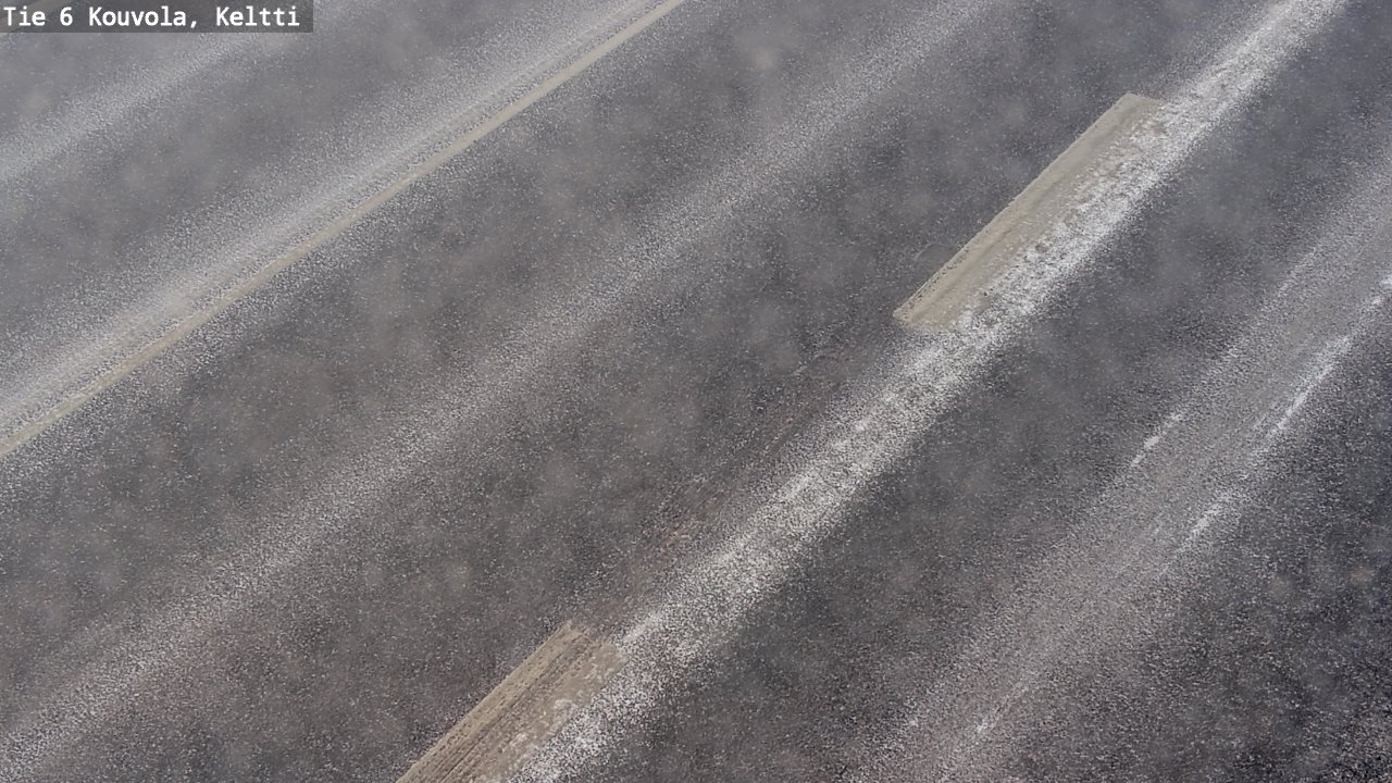 Weather Camera Image Road 6 Kouvola, Keltti, Kouvola, Kymenlaakso
