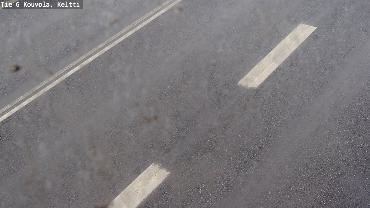 Weather Camera Image Väg 6 Kouvola,  Keltti, Kouvola, Kymenlaakso