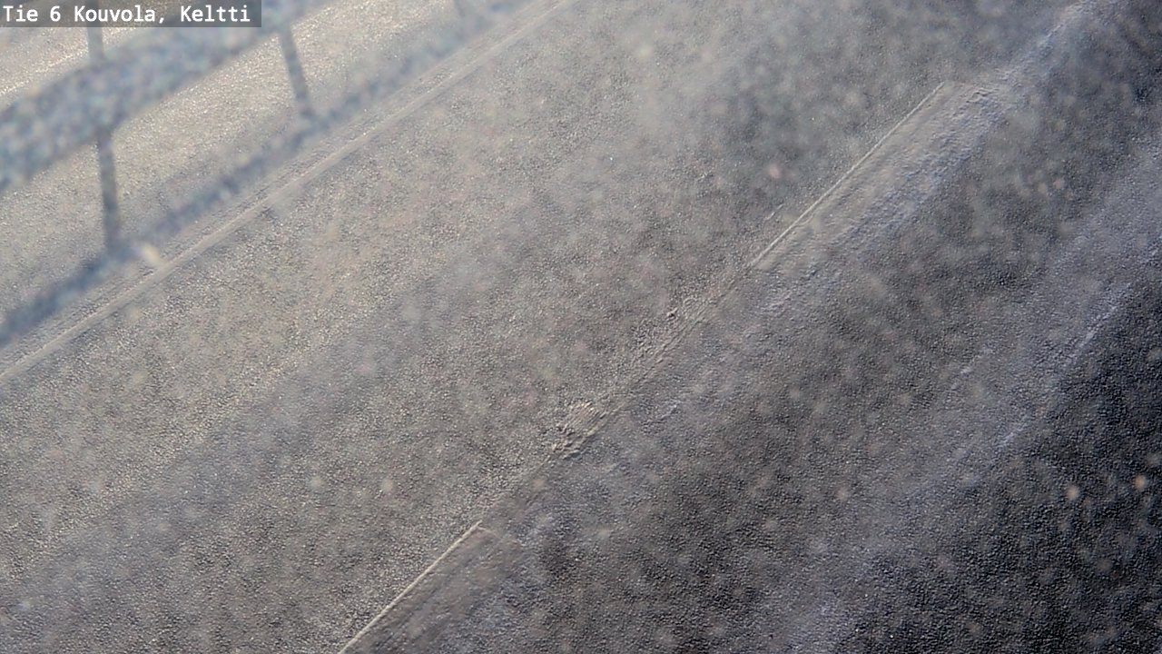 Weather Camera Image Väg 6 Kouvola,  Keltti, Kouvola, Kymenlaakso