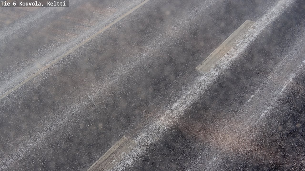 Weather Camera Image Road 6 Kouvola, Keltti, Kouvola, Kymenlaakso