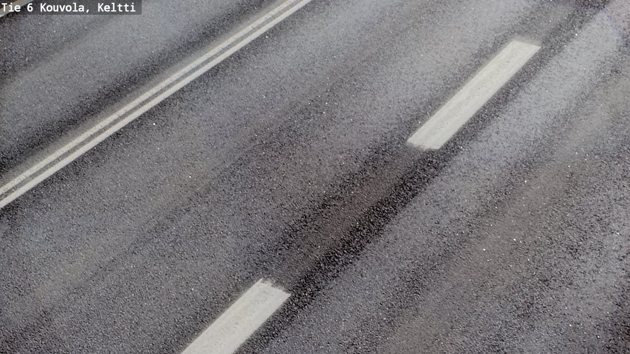Weather Camera Image Väg 6 Kouvola,  Keltti, Kouvola, Kymenlaakso