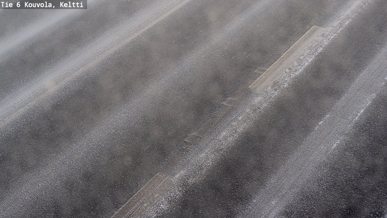 Weather Camera Image Väg 6 Kouvola,  Keltti, Kouvola, Kymenlaakso