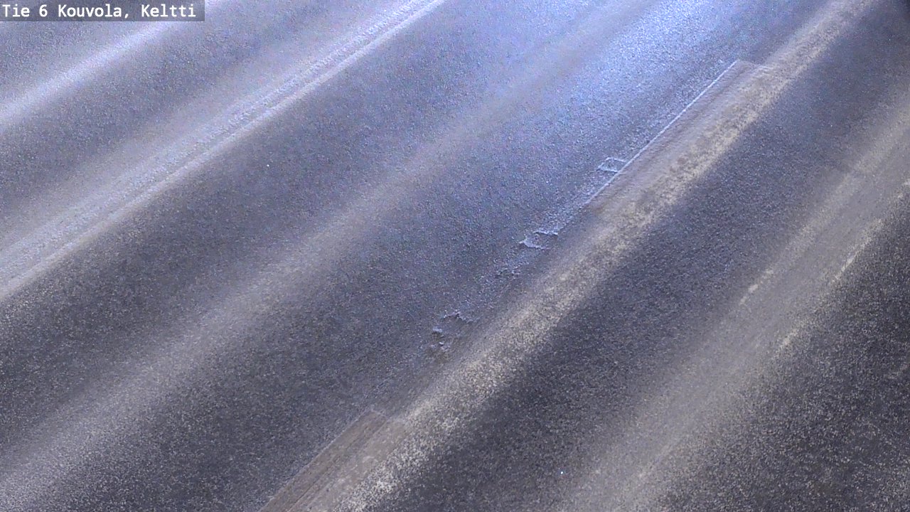 Weather Camera Image Väg 6 Kouvola,  Keltti, Kouvola, Kymenlaakso