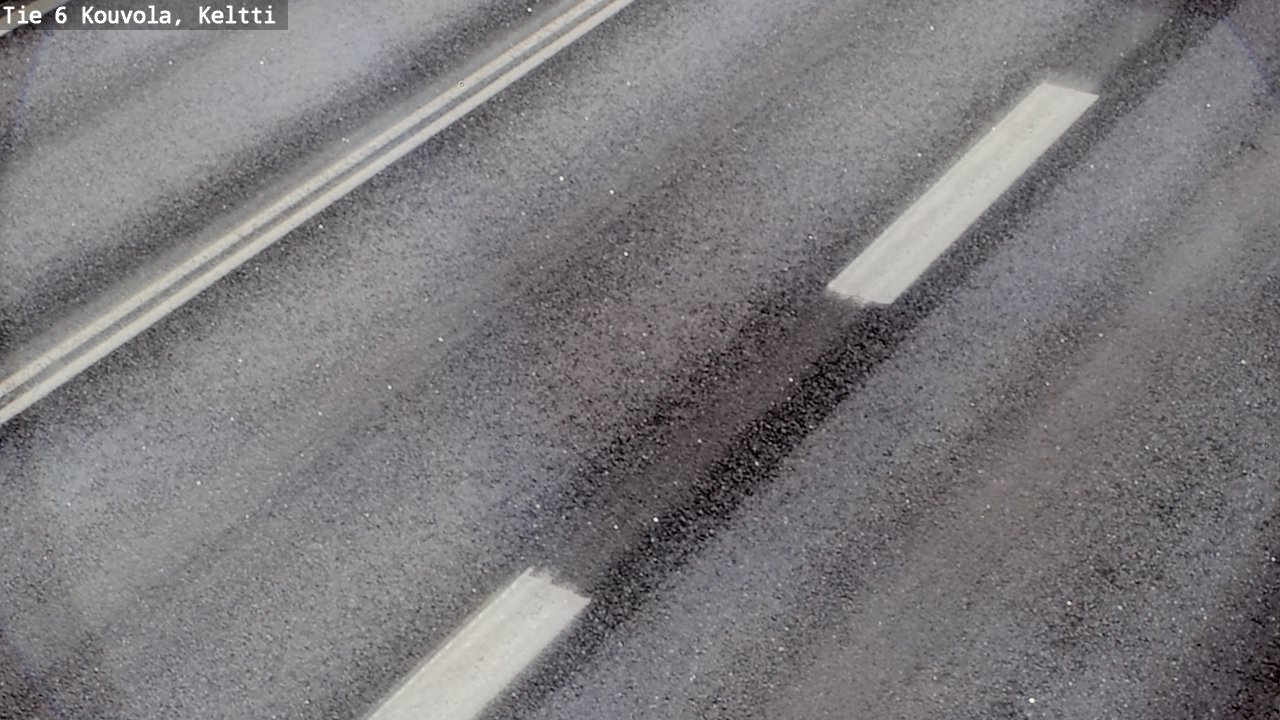 Weather Camera Image Väg 6 Kouvola,  Keltti, Kouvola, Kymenlaakso