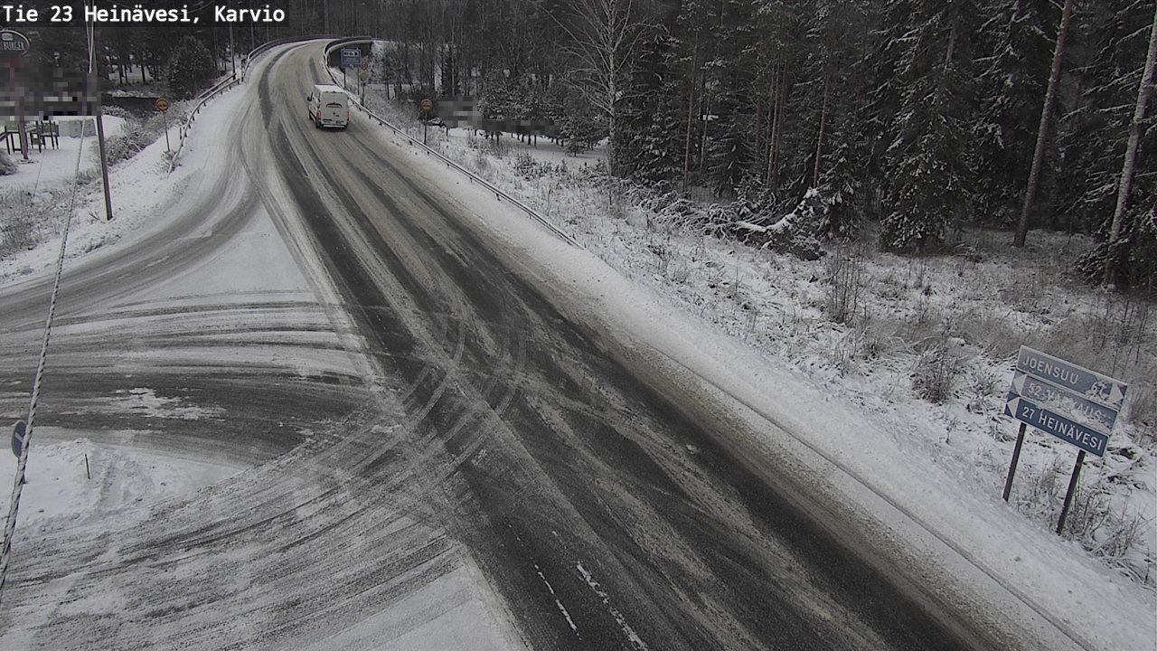 Weather Camera Image Väg 23 Heinävesi, Karvio, Heinävesi, Pohjois-Karjala