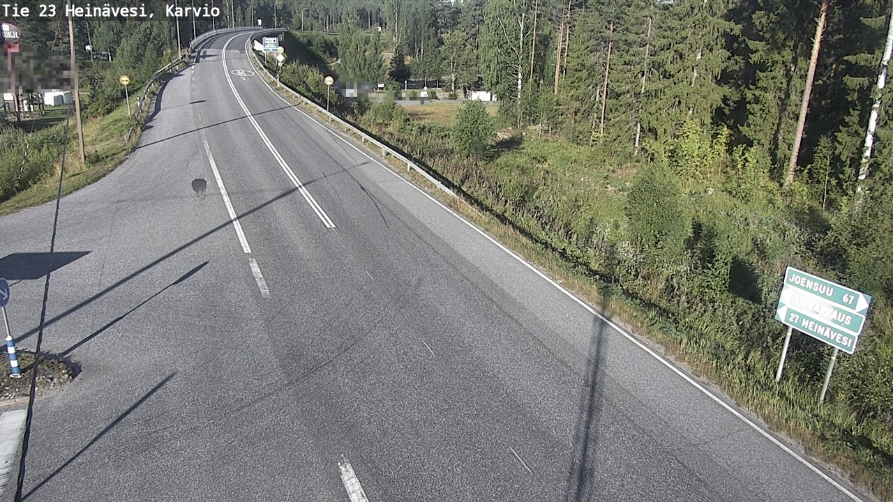 Kelikamerat Kuva Tie 23 Heinävesi, Karvio, Heinävesi, Pohjois-Karjala