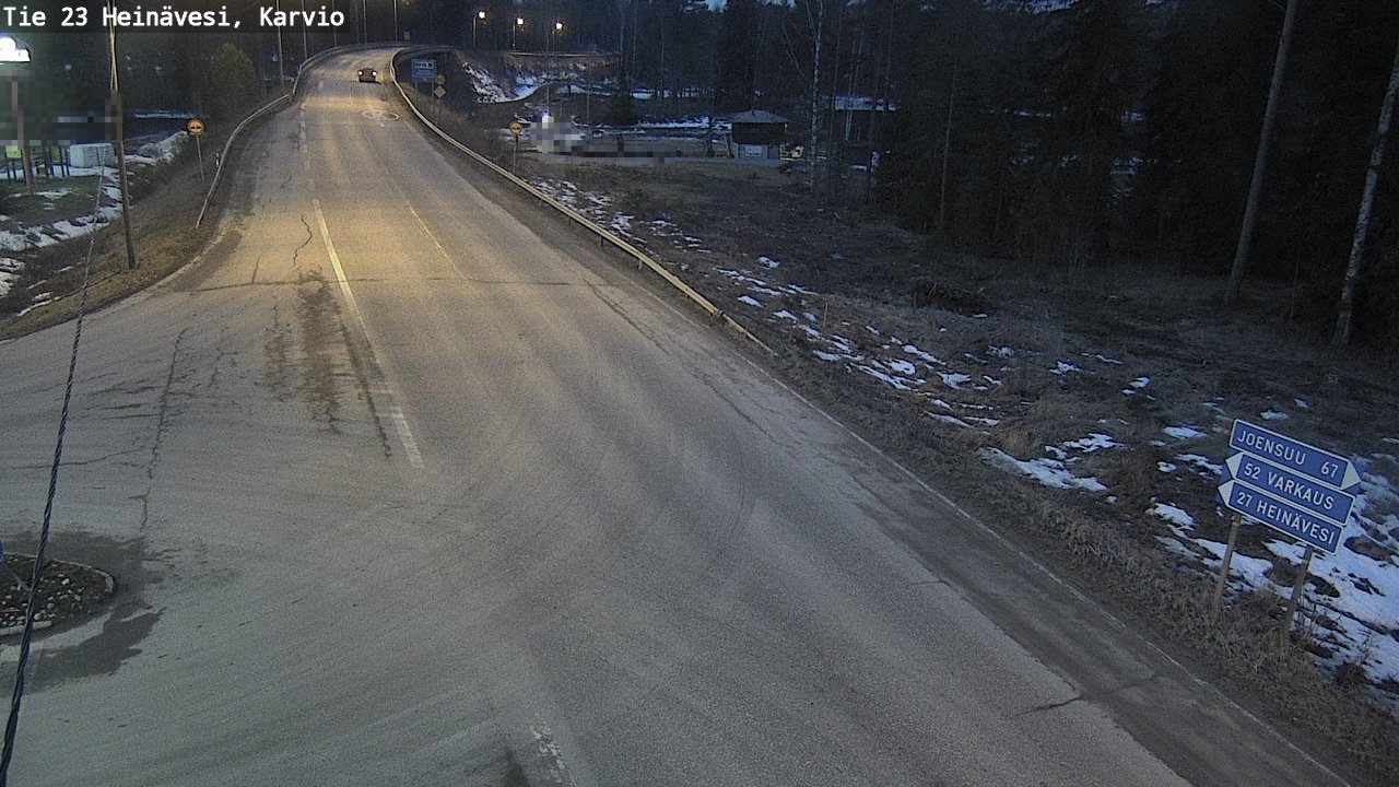 Kelikamerat Kuva Tie 23 Heinävesi, Karvio, Heinävesi, Pohjois-Karjala