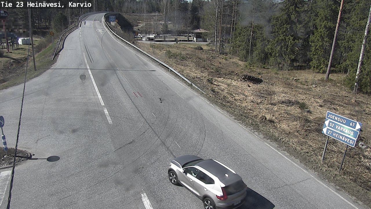Weather Camera Image Road 23 Heinävesi, Karvio, Heinävesi, Pohjois-Karjala
