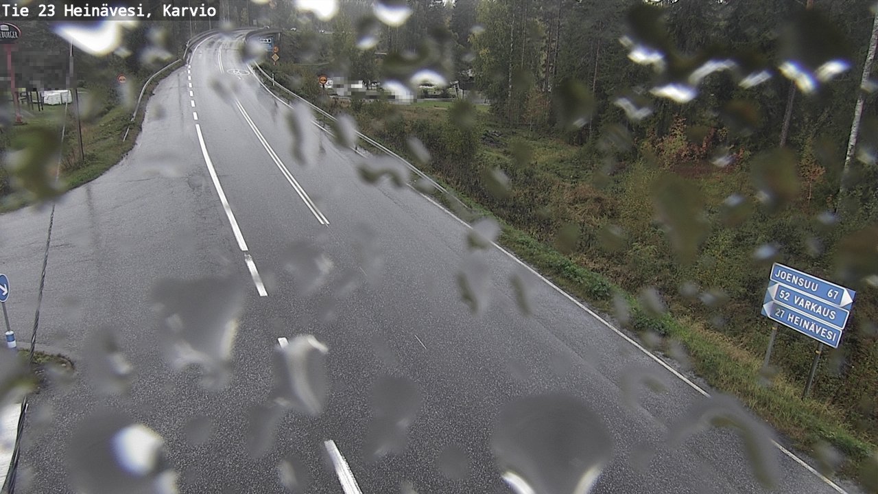 Weather Camera Image Väg 23 Heinävesi, Karvio, Heinävesi, Pohjois-Karjala
