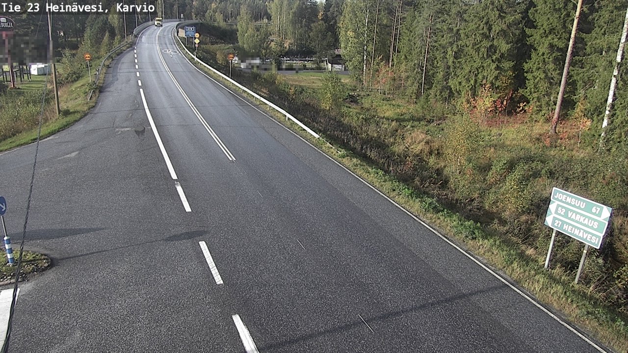 Kelikamerat Kuva Tie 23 Heinävesi, Karvio, Heinävesi, Pohjois-Karjala