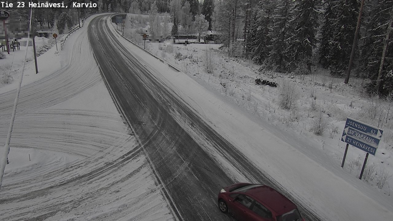 Weather Camera Image Road 23 Heinävesi, Karvio, Heinävesi, Pohjois-Karjala