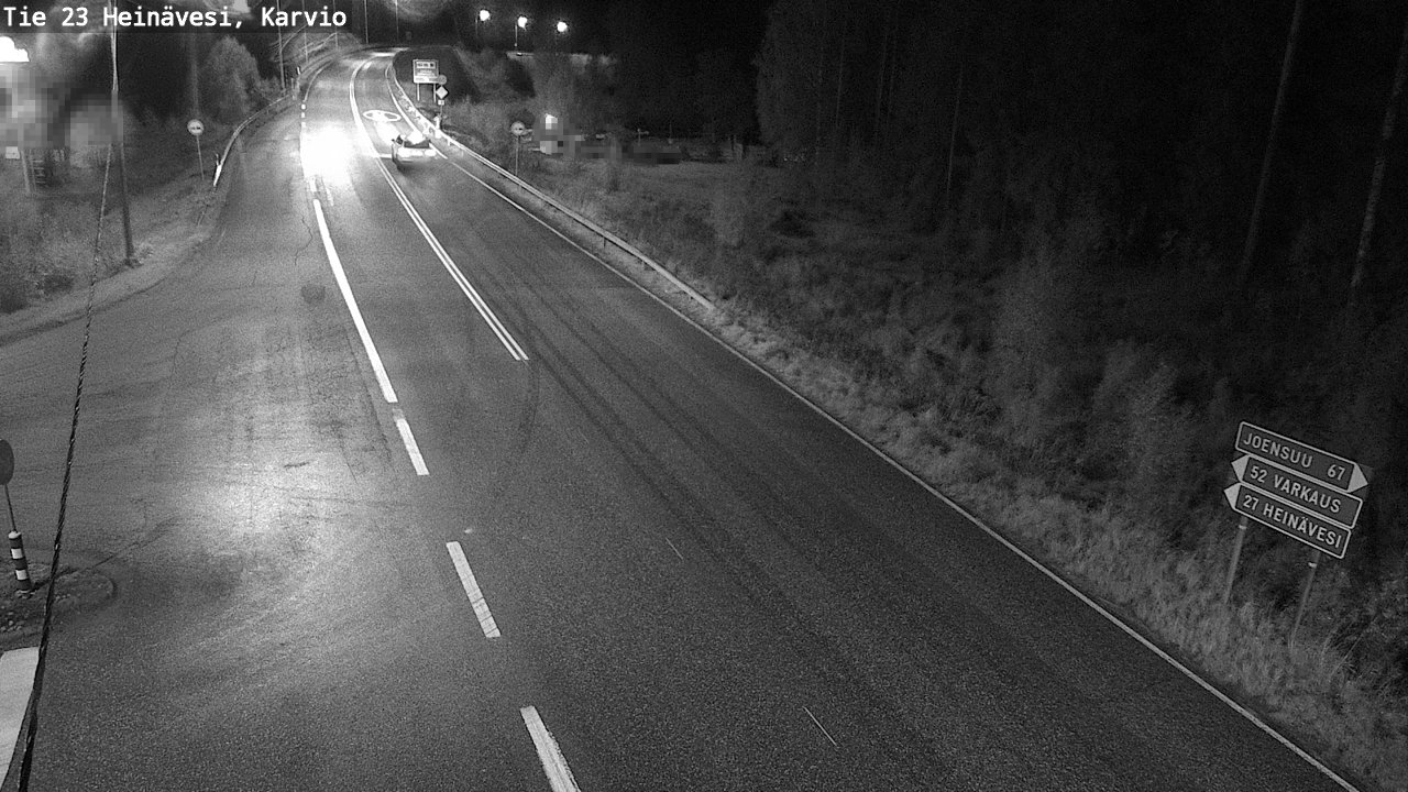 Weather Camera Image Väg 23 Heinävesi, Karvio, Heinävesi, Pohjois-Karjala