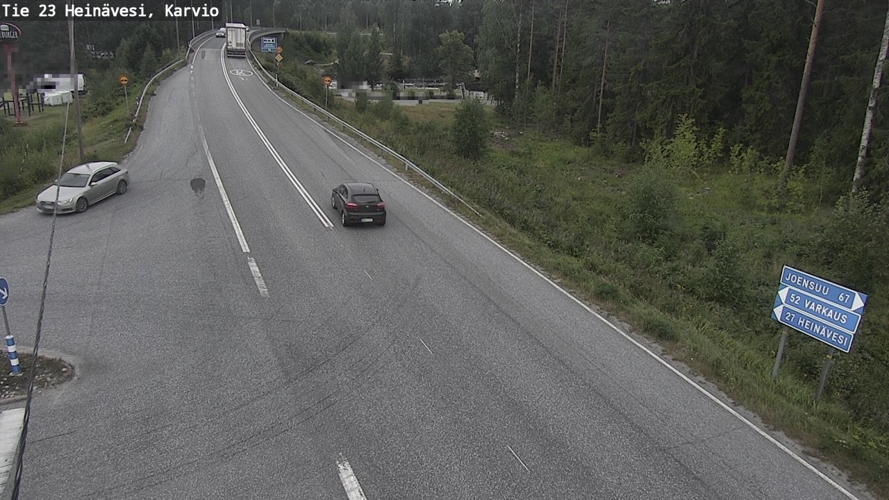 Kelikamerat Kuva Tie 23 Heinävesi, Karvio, Heinävesi, Pohjois-Karjala