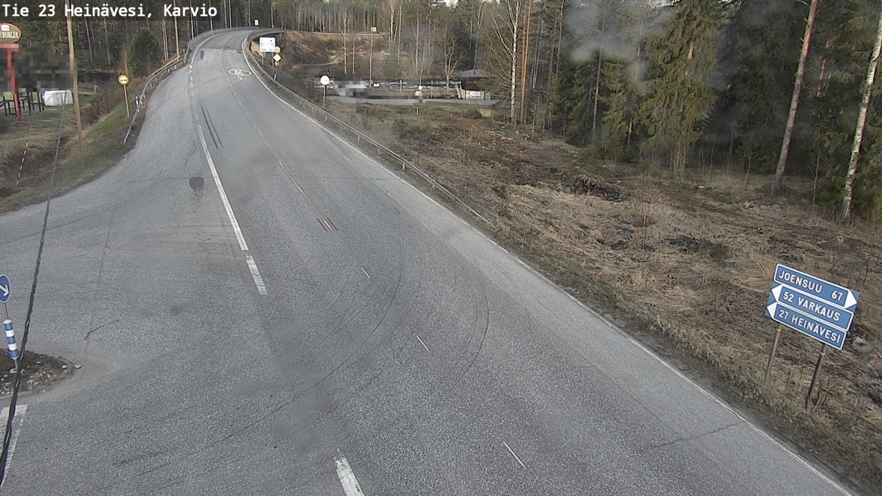 Kelikamerat Kuva Tie 23 Heinävesi, Karvio, Heinävesi, Pohjois-Karjala