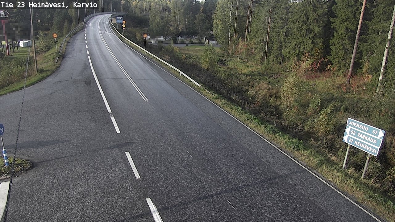 Kelikamerat Kuva Tie 23 Heinävesi, Karvio, Heinävesi, Pohjois-Karjala