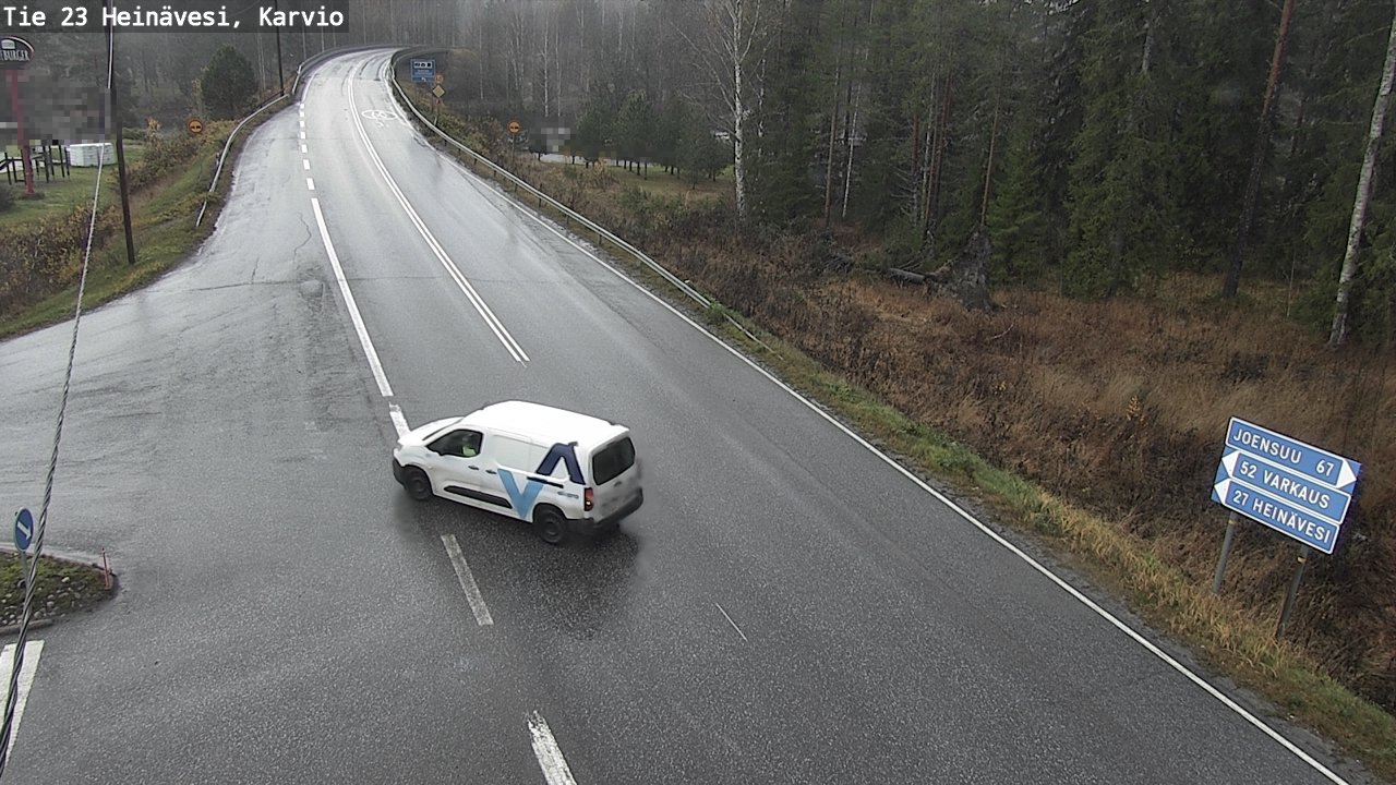 Kelikamerat Kuva Tie 23 Heinävesi, Karvio, Heinävesi, Pohjois-Karjala