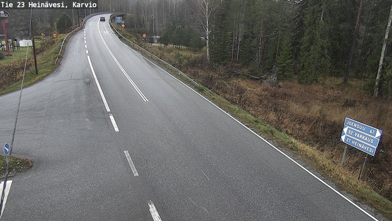 Kelikamerat Kuva Tie 23 Heinävesi, Karvio, Heinävesi, Pohjois-Karjala