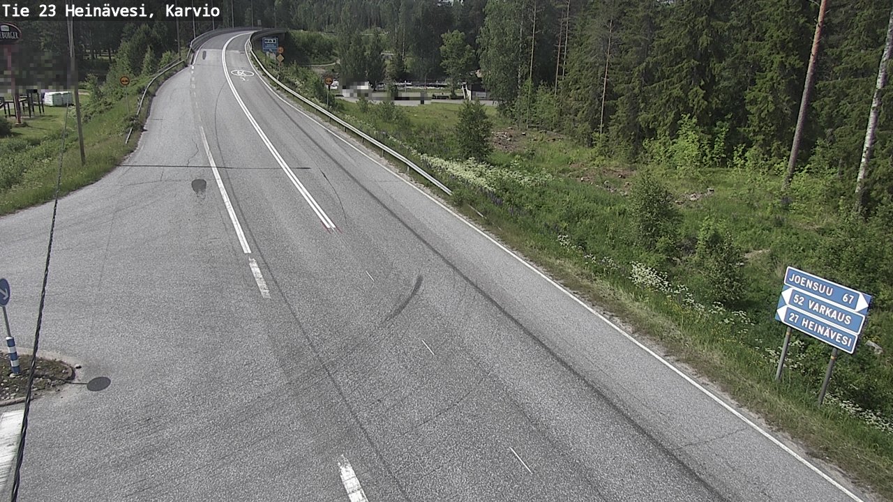 Kelikamerat Kuva Tie 23 Heinävesi, Karvio, Heinävesi, Pohjois-Karjala
