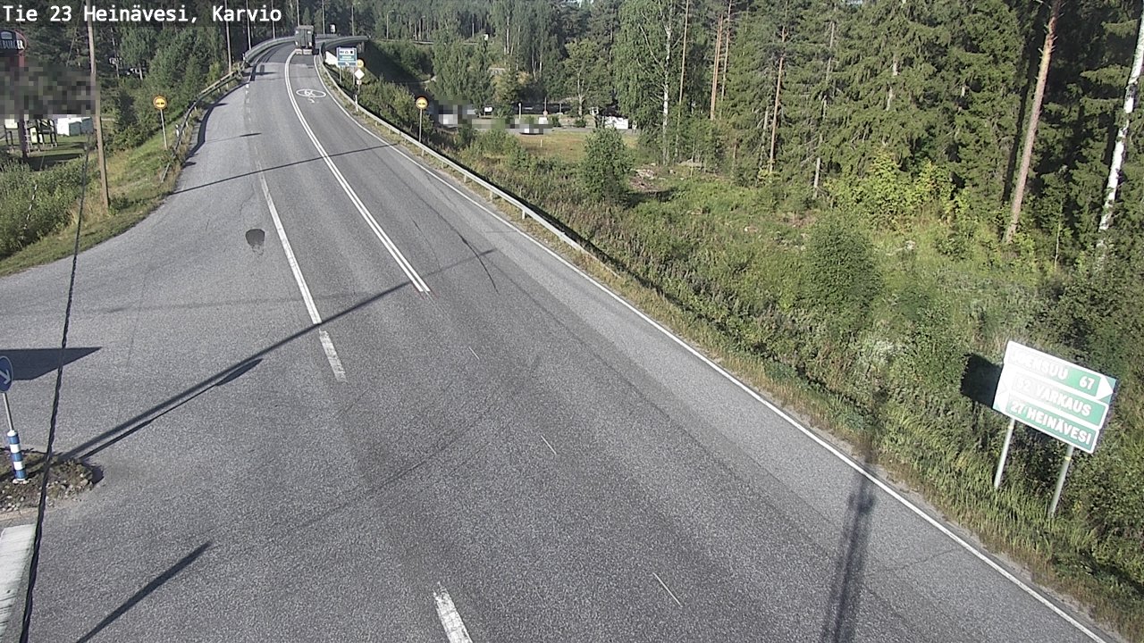 Kelikamerat Kuva Tie 23 Heinävesi, Karvio, Heinävesi, Pohjois-Karjala