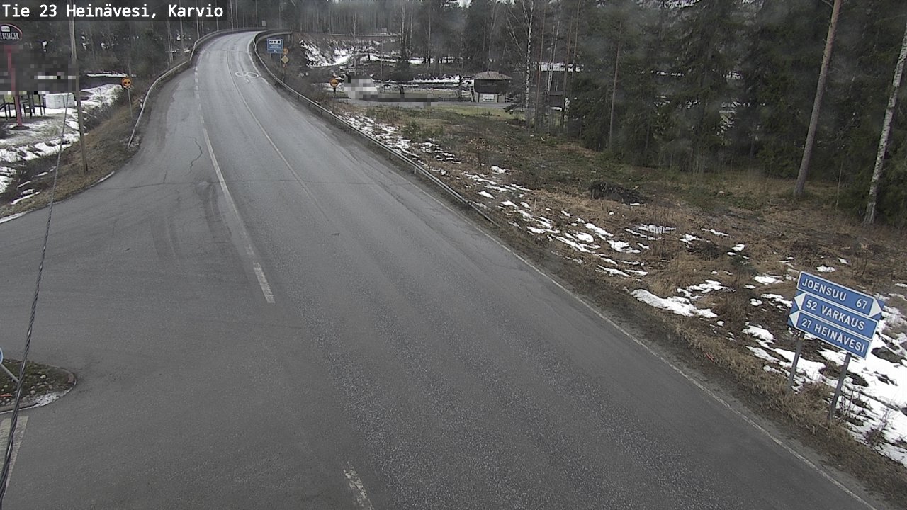 Kelikamerat Kuva Tie 23 Heinävesi, Karvio, Heinävesi, Pohjois-Karjala