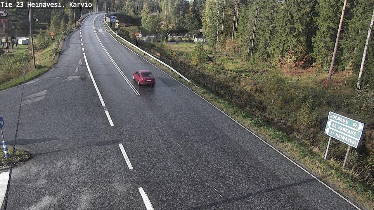 Kelikamerat Kuva Tie 23 Heinävesi, Karvio, Heinävesi, Pohjois-Karjala