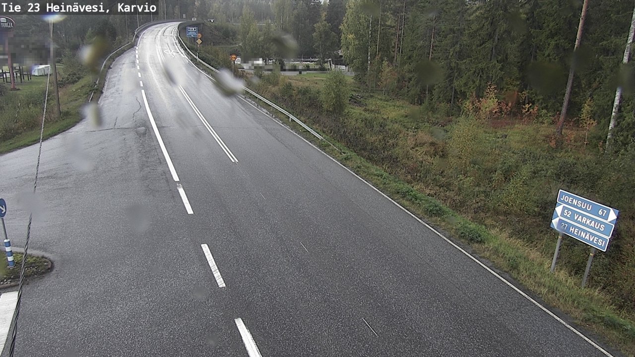 Weather Camera Image Väg 23 Heinävesi, Karvio, Heinävesi, Pohjois-Karjala